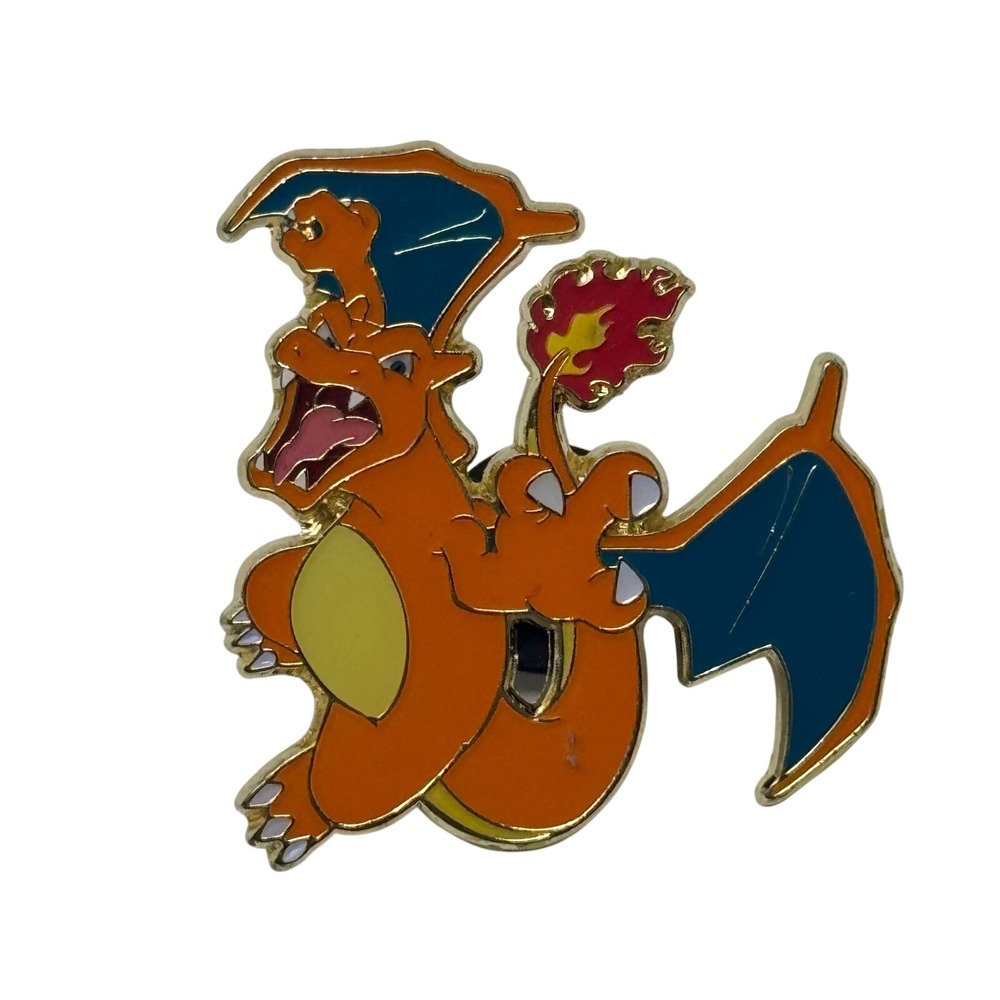 Pokemon Center Charizard Enamel Pin Official Nintendo Collectible Orange Dragon